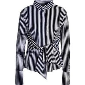 Walter Baker blue stripe shirt Size M